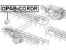 FEBEST OPAB-CORDR stebulės laikiklio įvorė
402538, 51804551, 13251590