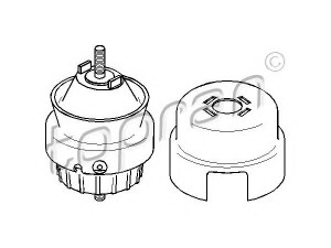 TOPRAN 111 432 variklio montavimas 
 Variklis -> Variklio montavimas -> Variklio montavimo rėmas
4F0 199 382AD, 4F0 199 382AS, 4F0 199 382BK