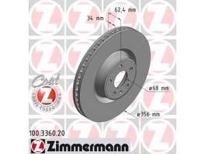 ZIMMERMANN 100.3360.20 stabdžių diskas 
 Dviratė transporto priemonės -> Stabdžių sistema -> Stabdžių diskai / priedai
4G0 615 301 C