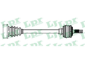 LPR DS52546 kardaninis velenas 
 Ratų pavara -> Kardaninis velenas
33211229495, 33211229497, 33211229591