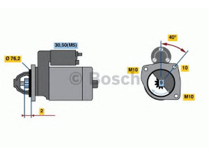 BOSCH 0 001 108 189 starteris 
 Elektros įranga -> Starterio sistema -> Starteris
77 00 114 428