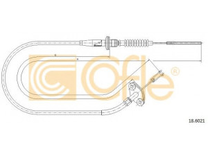 COFLE 18.6021 sankabos trosas 
 Dviratė transporto priemonės -> Kabeliai ir tachometro velenaai -> Sankabos trosas
2371051K00, 4709651, 93195010
