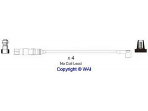 WAIglobal SL484 uždegimo laido komplektas