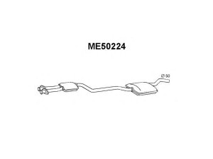 VENEPORTE ME50224 priekinis duslintuvas 
 Išmetimo sistema -> Duslintuvas
1234905115, 1234906815