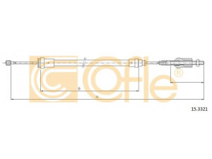 COFLE 15.3321 sankabos trosas 
 Dviratė transporto priemonės -> Kabeliai ir tachometro velenaai -> Sankabos trosas
4402138, 7700749179, 9110138