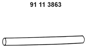 EBERSPÄCHER 91 11 3863 išleidimo kolektorius 
 Išmetimo sistema -> Išmetimo vamzdžiai
1H0.253.203 G