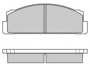 E.T.F. 12-0004 stabdžių trinkelių rinkinys, diskinis stabdys 
 Techninės priežiūros dalys -> Papildomas remontas
4087599, 4087608, 4099055, 4117792