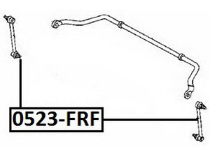 ASVA 0523-FRF šarnyro stabilizatorius 
 Ašies montavimas/vairavimo mechanizmas/ratai -> Stabilizatorius/fiksatoriai -> Savaime išsilyginanti atrama
S10H-34-150