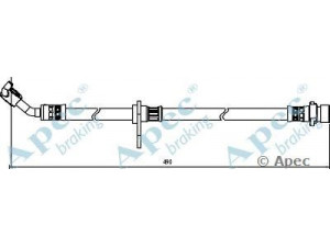 APEC braking HOS3983 stabdžių žarnelė 
 Stabdžių sistema -> Stabdžių žarnelės
01468TA0A00, 01468TL0G50