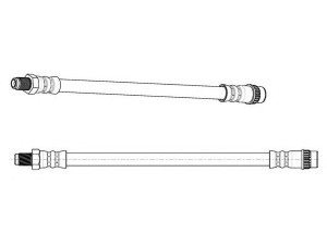 CEF 510855 stabdžių žarnelė 
 Stabdžių sistema -> Stabdžių žarnelės
7700804356, 7701069947, 7704003887