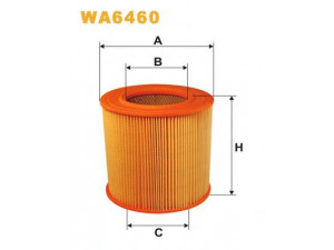WIX FILTERS WA6460 oro filtras 
 Techninės priežiūros dalys -> Techninės priežiūros intervalai