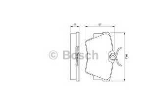 BOSCH 0 986 424 662 stabdžių trinkelių rinkinys, diskinis stabdys
44060 00QAF, 4414029, 4414520, 9199262
