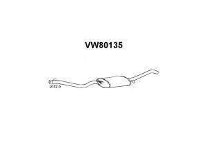 VENEPORTE VW80135 galinis duslintuvas
165253609AH, 165253609BL
