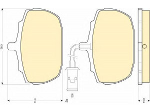 GIRLING 6107716 stabdžių trinkelių rinkinys, diskinis stabdys 
 Techninės priežiūros dalys -> Papildomas remontas
GBP111, GBP265, GBP111, GBP265