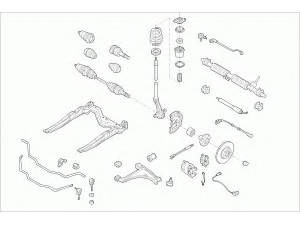 SACHS OPEL-ASTRA-FS031 vairavimo mechanizmas; rato pakaba 
 Ašies montavimas/vairavimo mechanizmas/ratai -> Prekių paieška pagal schemą