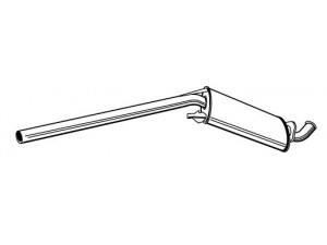 WALKER 21204 vidurinis duslintuvas 
 Išmetimo sistema -> Duslintuvas
4A0253409R