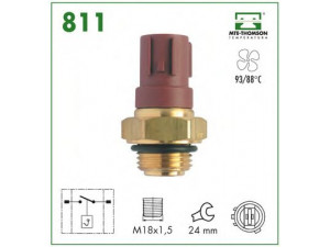 MTE-THOMSON 811 temperatūros jungiklis, radiatoriaus ventiliatorius 
 Aušinimo sistema -> Siuntimo blokas, aušinimo skysčio temperatūra
37760-P00-003, 37760-P00-004, 37773-PLZ-E01