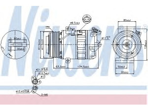 NISSENS 89313 kompresorius, oro kondicionierius 
 Oro kondicionavimas -> Kompresorius/dalys
2763000Q0A, 4407439, 4421833, 4431984