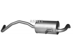 ASMET 10.114 galinis duslintuvas 
 Išmetimo sistema -> Duslintuvas
82 00 189 574