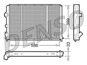 DENSO DRM23050 radiatorius, variklio aušinimas 
 Aušinimo sistema -> Radiatorius/alyvos aušintuvas -> Radiatorius/dalys
7700838133, 7701352605