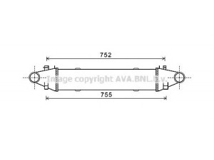 AVA QUALITY COOLING MS4525 tarpinis suslėgto oro aušintuvas, kompresorius 
 Variklis -> Oro tiekimas -> Įkrovos agregatas (turbo/superįkrova) -> Tarpinis suslėgto oro aušintuvas
2045000300