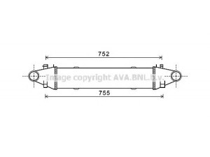 AVA QUALITY COOLING MS4525 tarpinis suslėgto oro aušintuvas, kompresorius 
 Variklis -> Oro tiekimas -> Įkrovos agregatas (turbo/superįkrova) -> Tarpinis suslėgto oro aušintuvas
2045000300