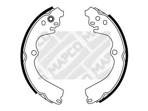 MAPCO 8579 stabdžių trinkelių komplektas 
 Techninės priežiūros dalys -> Papildomas remontas
26257AA030, 26257AA040, 26257AA050