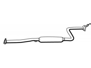 FONOS 620478 vidurinis duslintuvas 
 Išmetimo sistema -> Duslintuvas
18220SR2X91