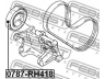 FEBEST 0787-RH418 įtempiklio skriemulys, V formos rumbuotas diržas
49160-81A00