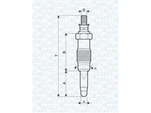 MAGNETI MARELLI 062583003304 kaitinimo žvakė 
 Kibirkšties / kaitinamasis uždegimas -> Kaitinimo kaištis
000 159 00 01, 001 159 00 01, 001 159 17 01