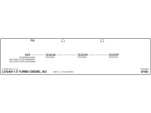 IMASAF 603000009 išmetimo sistema 
 Išmetimo sistema -> Išmetimo sistema, visa