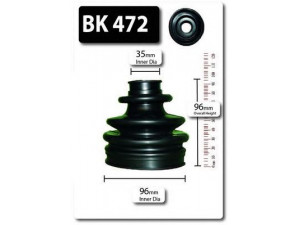 SHAFTEC BK472 gofruotoji membrana, kardaninis velenas 
 Ratų pavara -> Gofruotoji membrana
329302