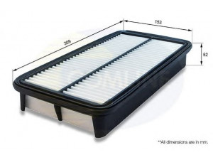 COMLINE CTY12158 oro filtras 
 Filtrai -> Oro filtras
17801-64040, 17801-64050, 17801-64060