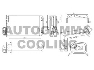 AUTOGAMMA 101973 šilumokaitis, salono šildymas 
 Šildymas / vėdinimas -> Šilumokaitis
7701204992, 7701205450
