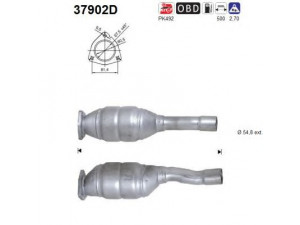 AS 37902D katalizatoriaus keitiklis 
 Išmetimo sistema -> Katalizatoriaus keitiklis
1211097, 7M3131700X, 1211097, 7M3131700X