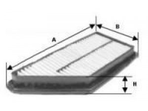 UNIFLUX FILTERS XA665 oro filtras 
 Techninės priežiūros dalys -> Techninės priežiūros intervalai
96263897, 96 263 897, 96263897
