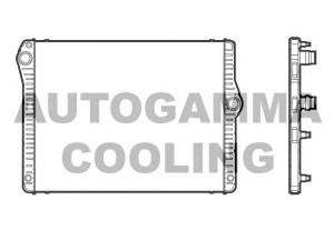 AUTOGAMMA 107409 radiatorius, variklio aušinimas 
 Aušinimo sistema -> Radiatorius/alyvos aušintuvas -> Radiatorius/dalys
17117601831