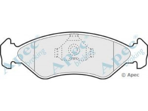 APEC braking PAD561 stabdžių trinkelių rinkinys, diskinis stabdys 
 Techninės priežiūros dalys -> Papildomas remontas
1010502, 1030601, 1079919, 1465126
