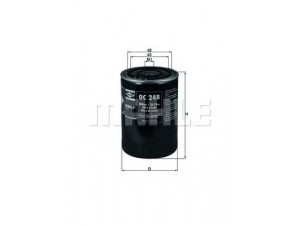 KNECHT OC 248 alyvos filtras 
 Techninės priežiūros dalys -> Techninės priežiūros intervalai
1109Q1, 1109Y8, 1930213, 4787410
