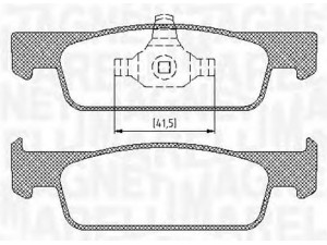 MAGNETI MARELLI 363916060717 stabdžių trinkelių rinkinys, diskinis stabdys 
 Techninės priežiūros dalys -> Papildomas remontas
410605612R, 8201377565