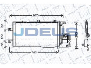 JDEUS 720M51 kondensatorius, oro kondicionierius 
 Oro kondicionavimas -> Kondensatorius
13106020, 13106021, 1850093, 93177423