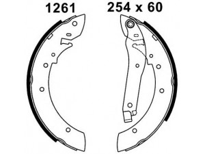 BSF 01261 stabdžių trinkelių komplektas 
 Techninės priežiūros dalys -> Papildomas remontas
424101, 424152