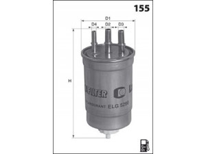 MECAFILTER G75 kuro filtras 
 Techninės priežiūros dalys -> Papildomas remontas
7701070062, 7701070063, 7701478546