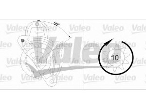 VALEO 455687 starteris 
 Elektros įranga -> Starterio sistema -> Starteris
5802-CK, 5802-G2, 5802-M0, 5802CK
