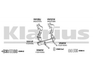 KLARIUS 930115U išmetimo sistema 
 Išmetimo sistema -> Išmetimo sistema, visa