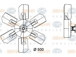 HELLA 8MV 376 731-221 ventiliatorius, radiatoriaus
366 200 36 23, 366 200 62 23, A 366 200 36 23