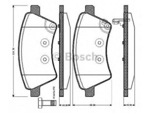 BOSCH 0 986 TB2 936 stabdžių trinkelių rinkinys, diskinis stabdys 
 Techninės priežiūros dalys -> Papildomas remontas
71742853, 71750033, 55810 79J00 000