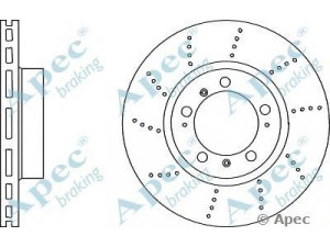 APEC braking DSK3060 stabdžių diskas 
 Dviratė transporto priemonės -> Stabdžių sistema -> Stabdžių diskai / priedai
98735140201