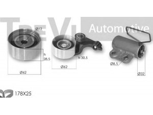 TREVI AUTOMOTIVE KD1388 paskirstymo diržo komplektas 
 Techninės priežiūros dalys -> Papildomas remontas