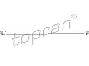 TOPRAN 200 017 dujinė spyruoklė, bagažinė 
 Priedai -> Bagažinė/pakrovimo skyrius
01 32 718, 01 32 724, 1 32 718